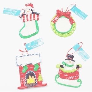 NEW Celebrate It Christmas ornaments set of 4